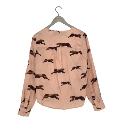 Kaiko woven blouse, panther | woman S