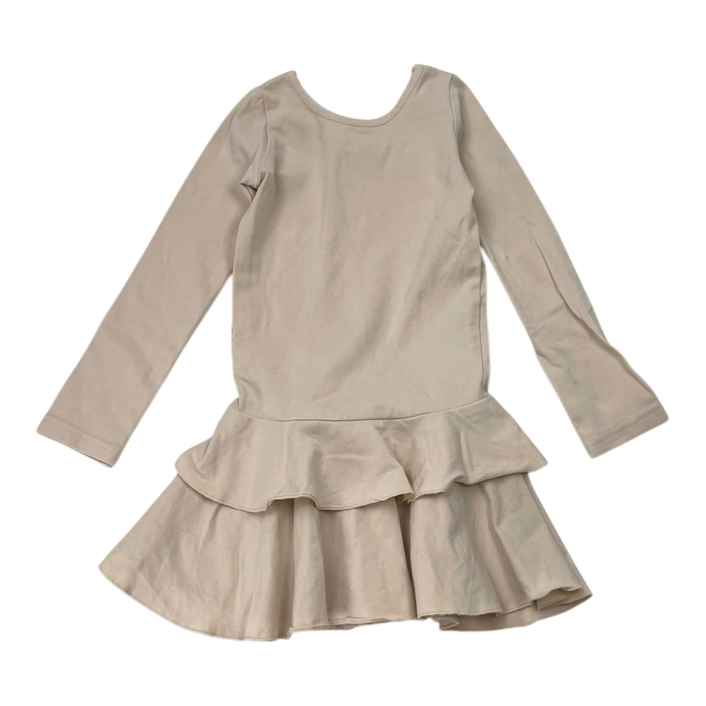 Gugguu frilla dress, wheat | 110cm
