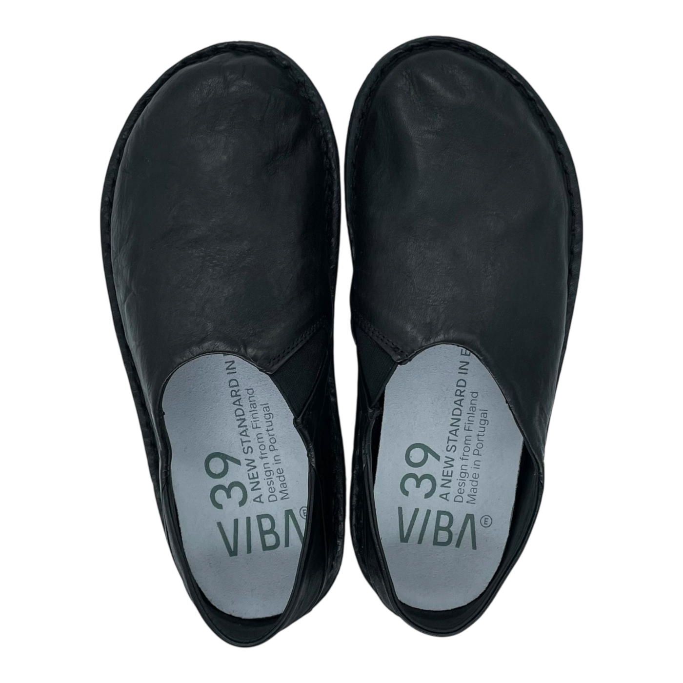 VIBAe Zuma leather shoes, preto black | 39