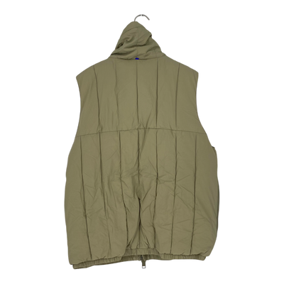 Embassy of Bricks and Logs broman puffer vest, green | unisex L