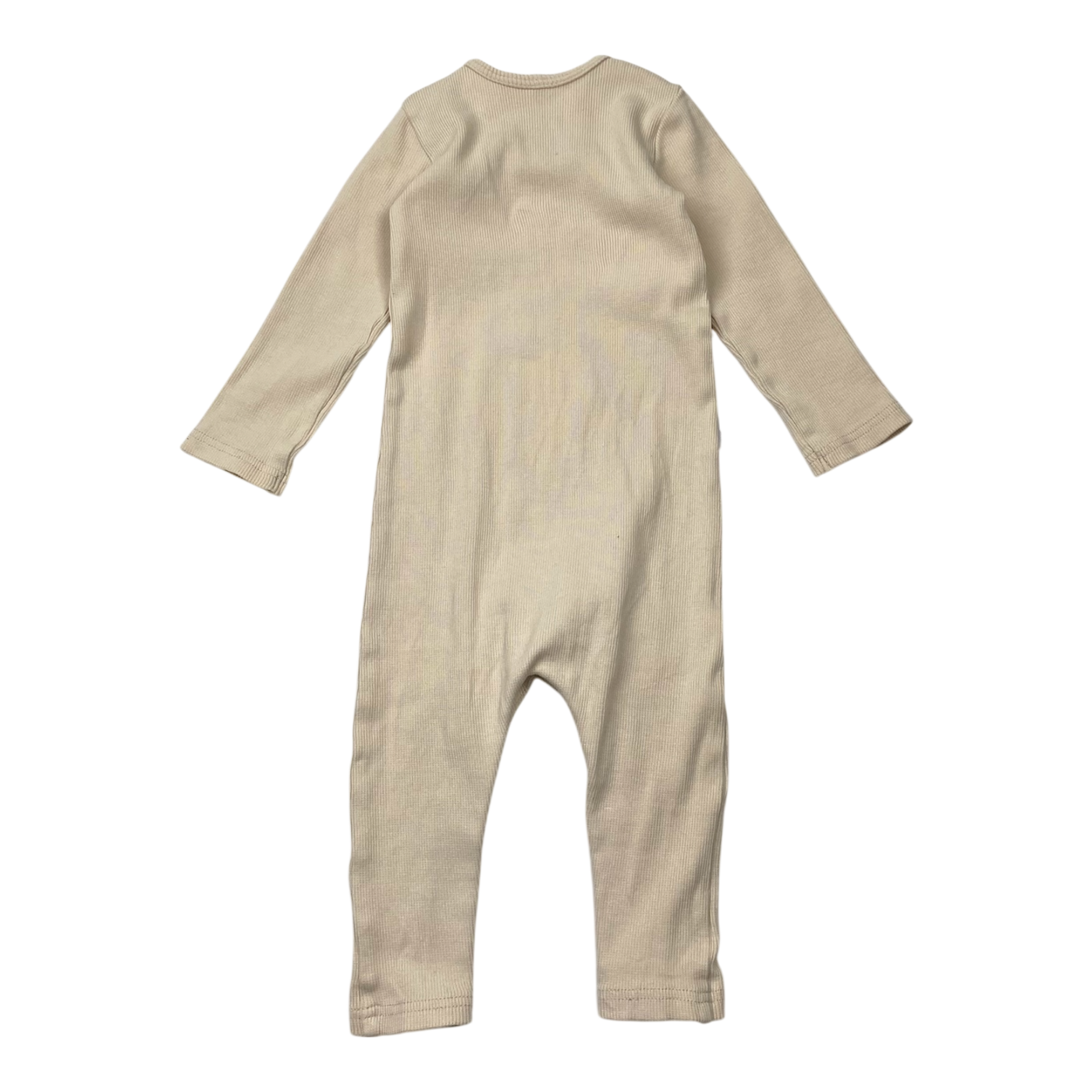 Gugguu rib jumpsuit, beige | 62cm