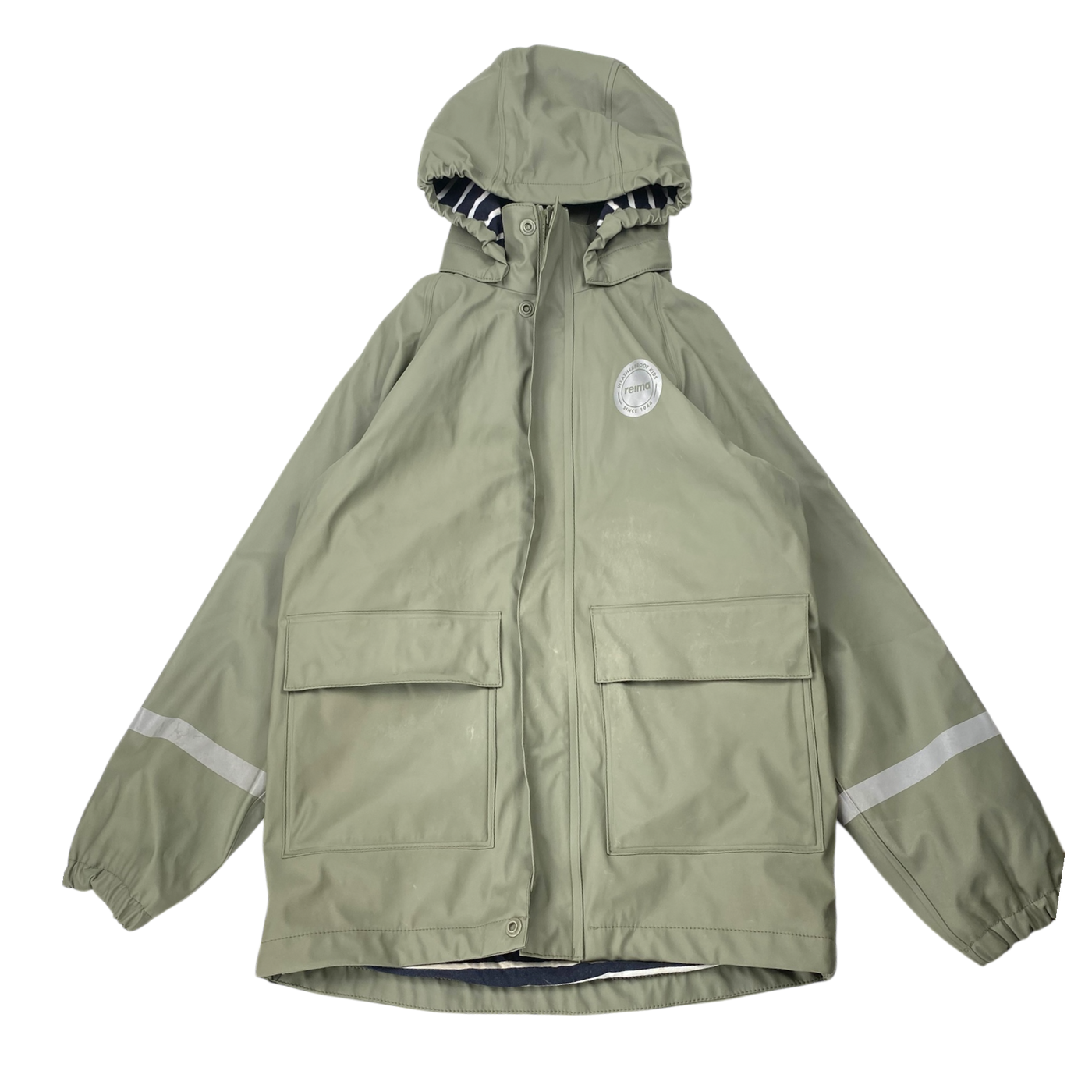 Reima rain jacket, brown/grey | 140cm