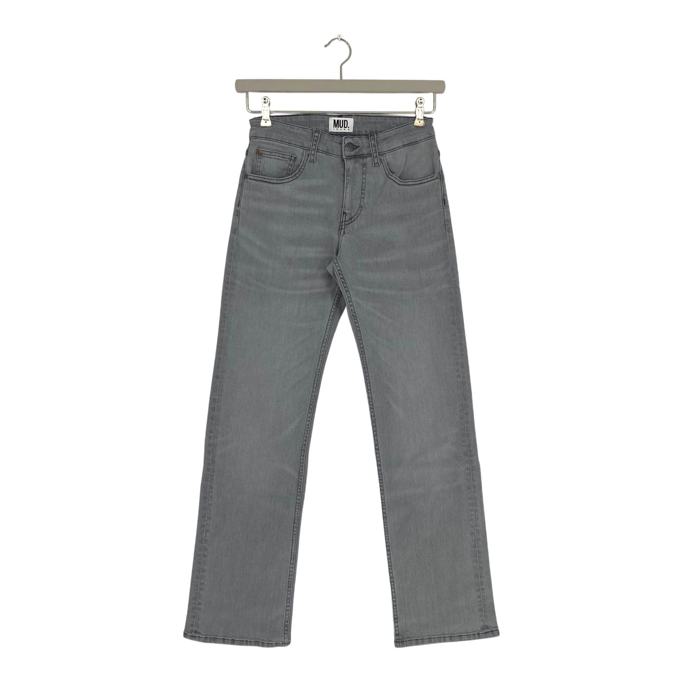 Mud Jeans carry mid straight jeans, grey | woman 25/34