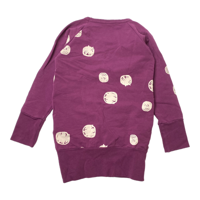 Blaa sweat tunic, polkadot | 110/116cm