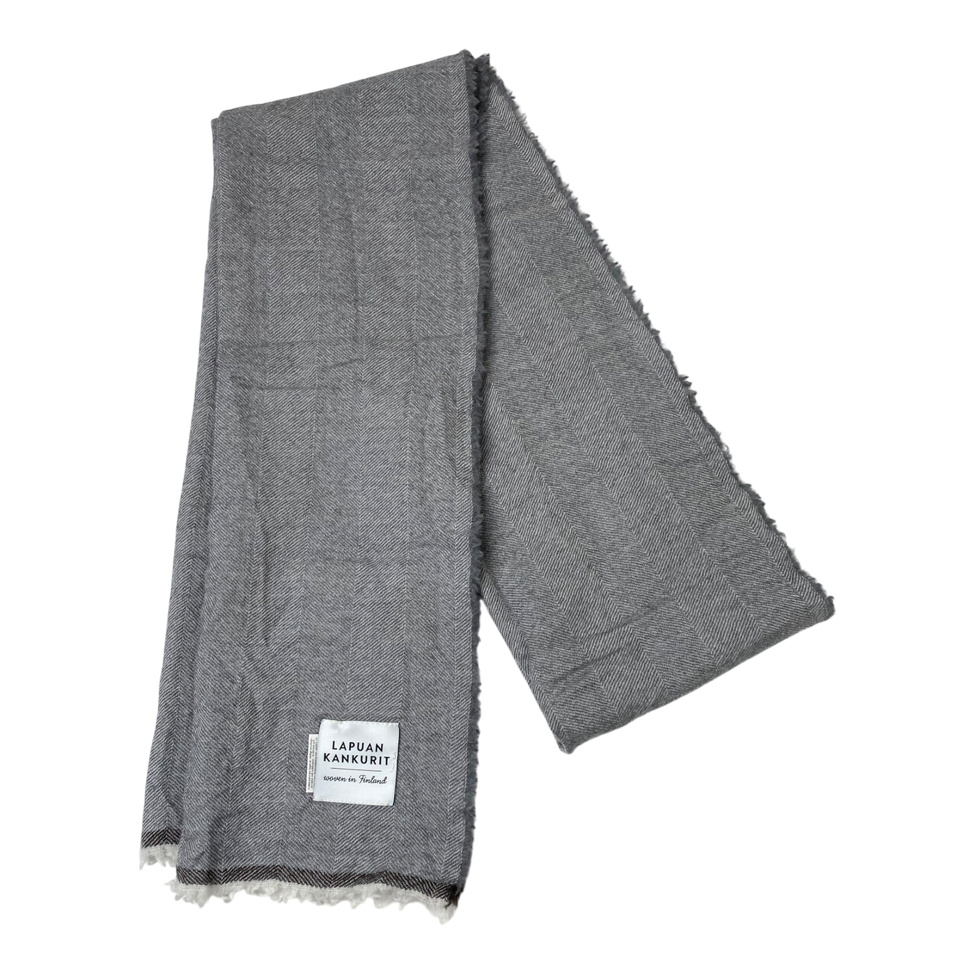 Lapuan Kankurit merino wool scarf, grey