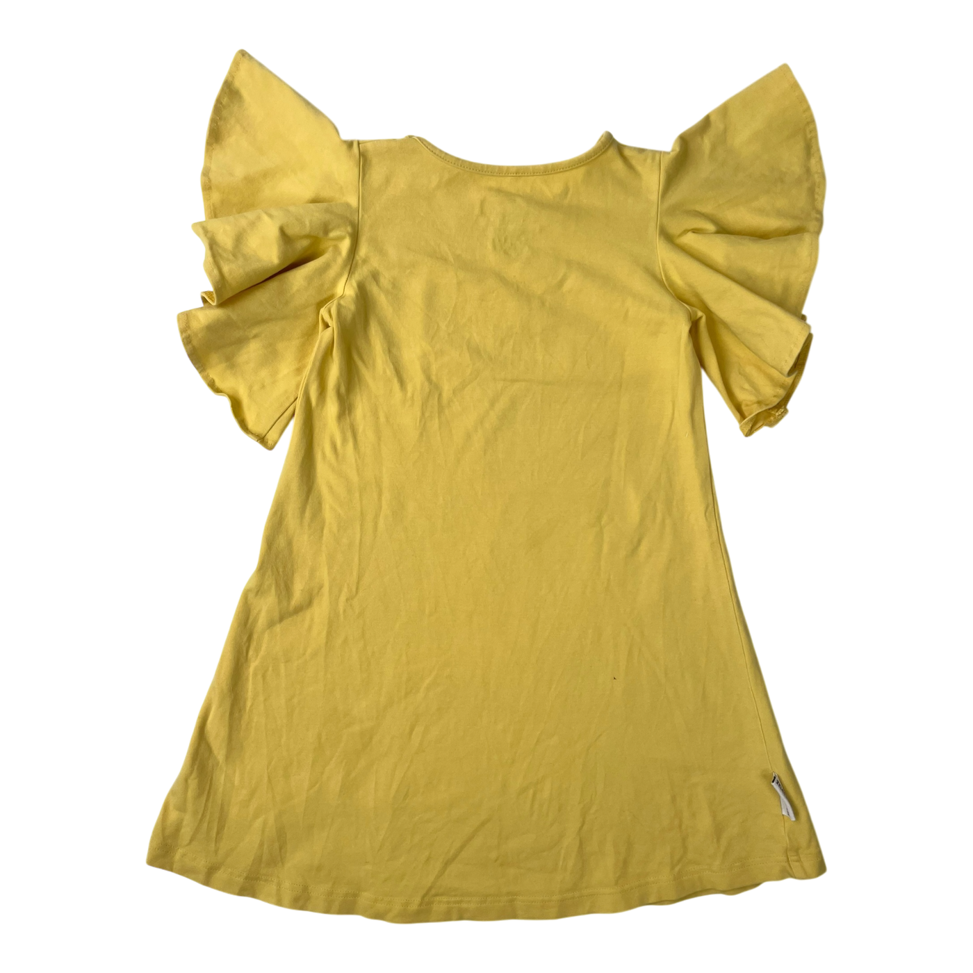 Metsola frill dress, yellow | 110/116cm