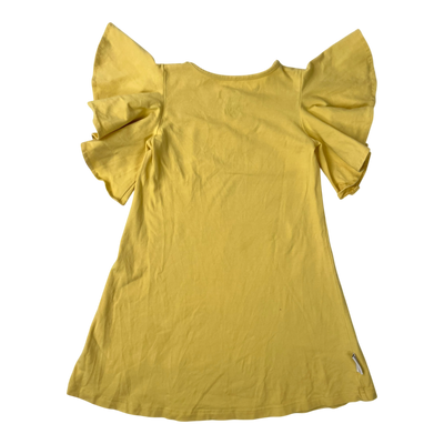 Metsola frill dress, yellow | 110/116cm