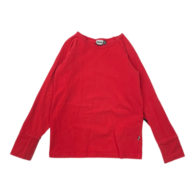 Papu patch shirt, red | 122/128cm