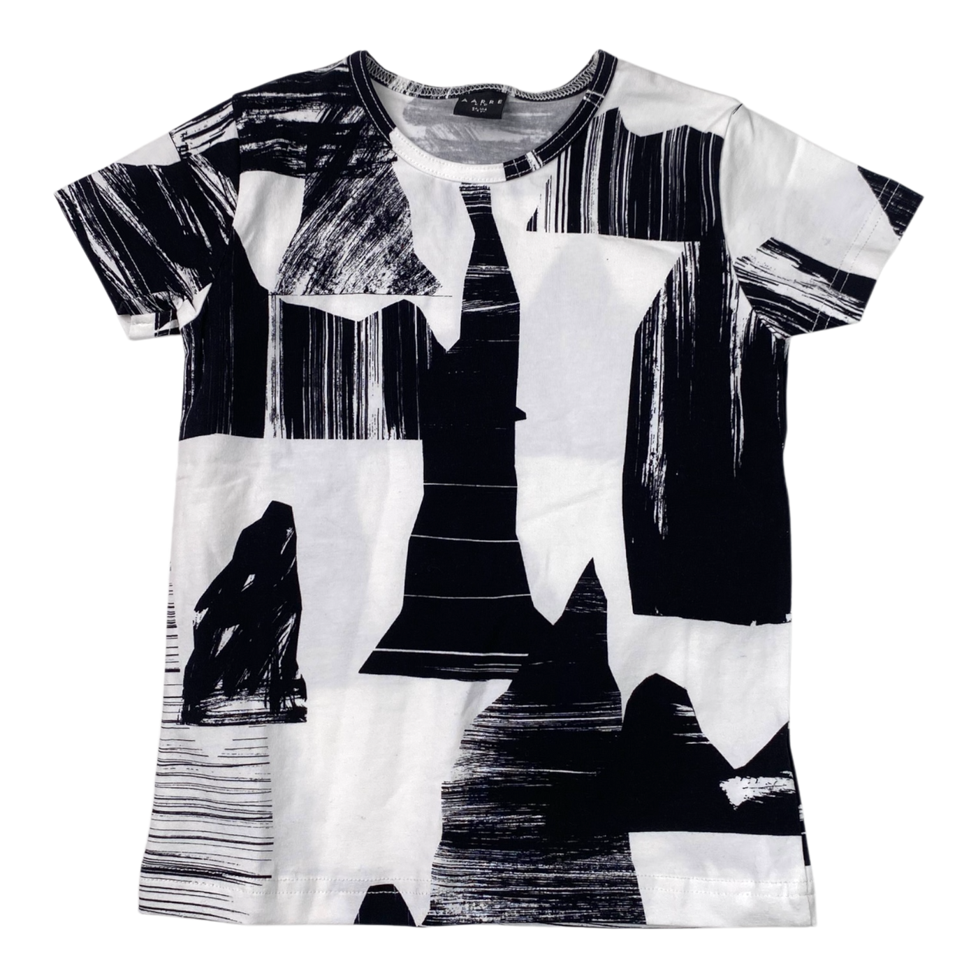 Aarre t-shirt, black & white | 98/104cm