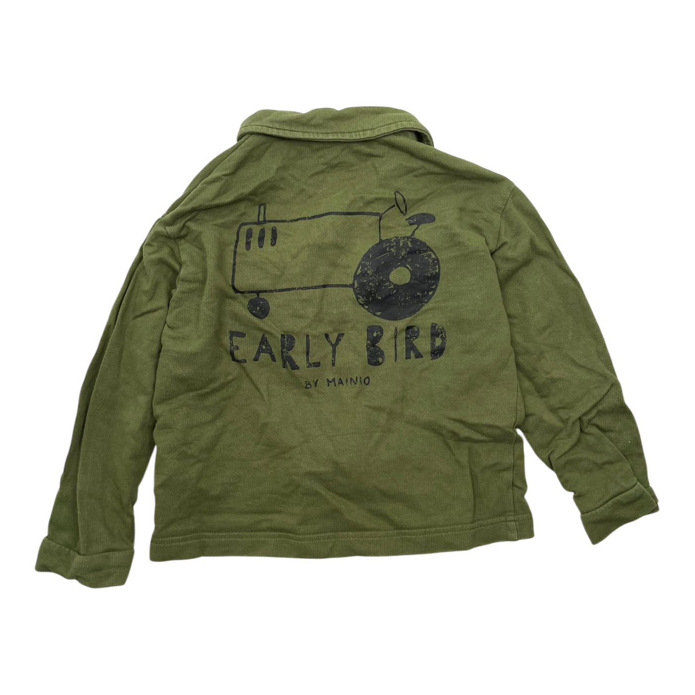 Mainio sweat jacket, olive | 98/104cm