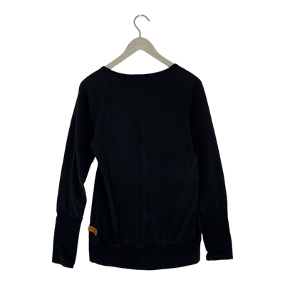 Ommellinen basic sweatshirt, black | woman L