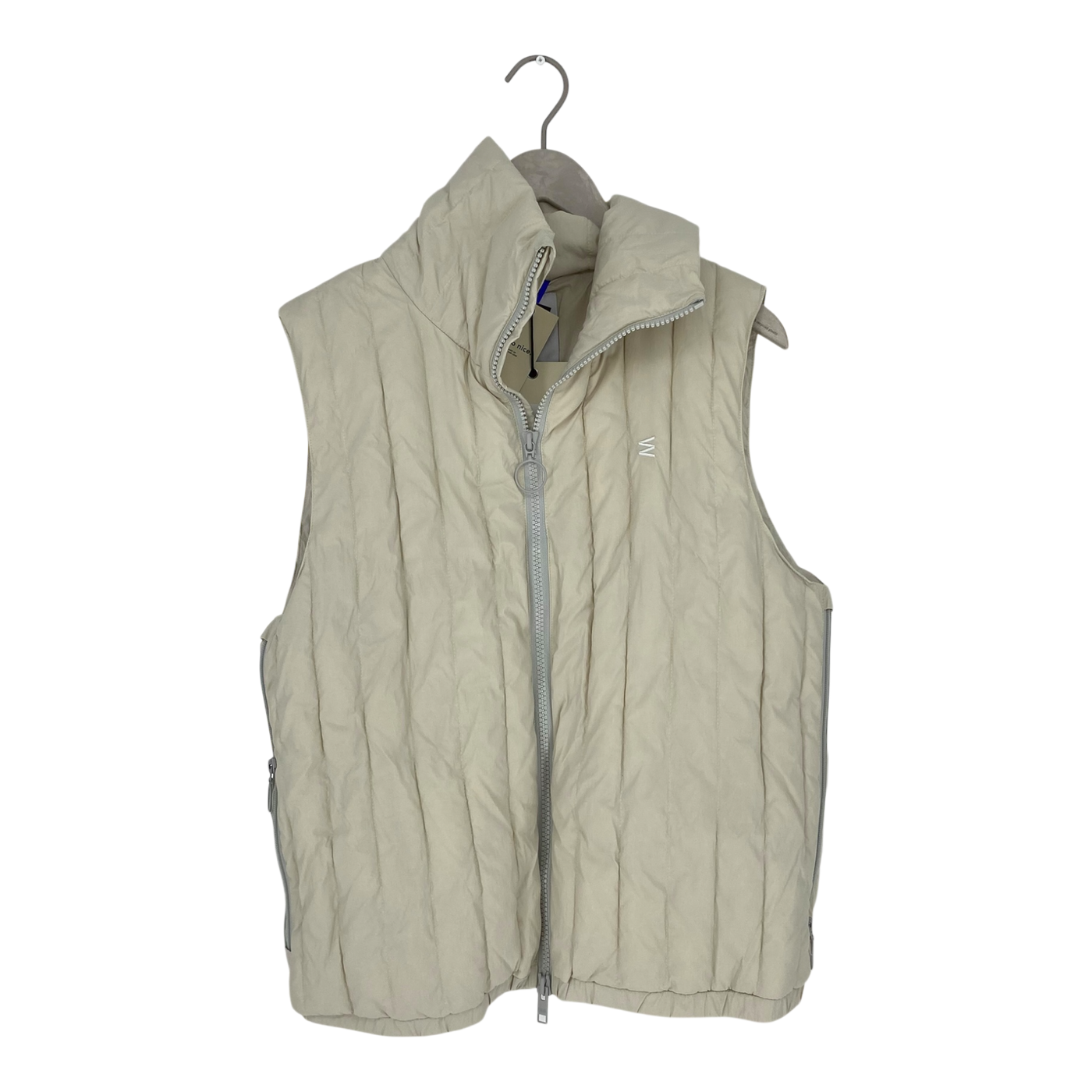 Embassy of Bricks and Logs broman puffer vest, cream | unisex L