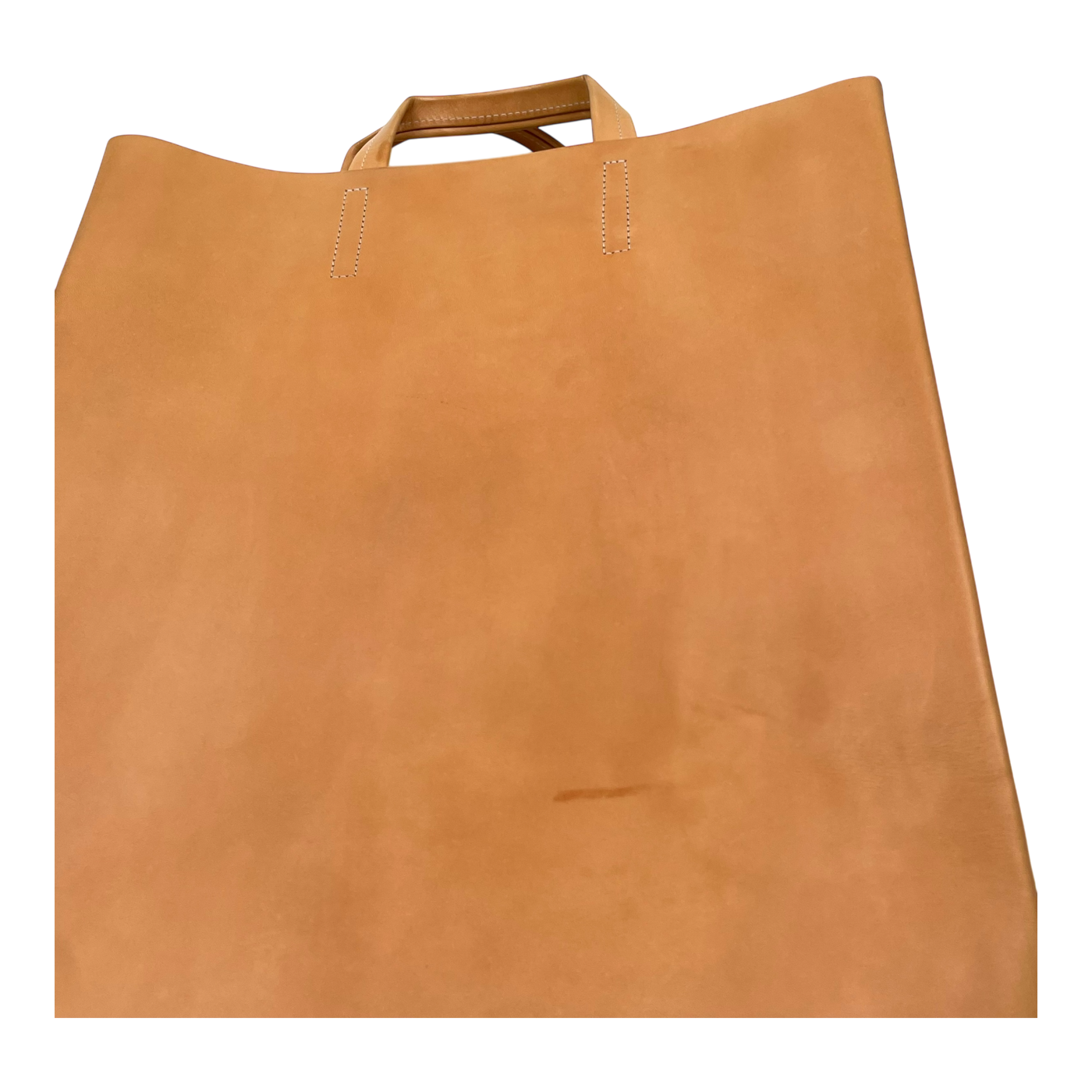 Harold's Bags kraud leather paperbag, caramel
