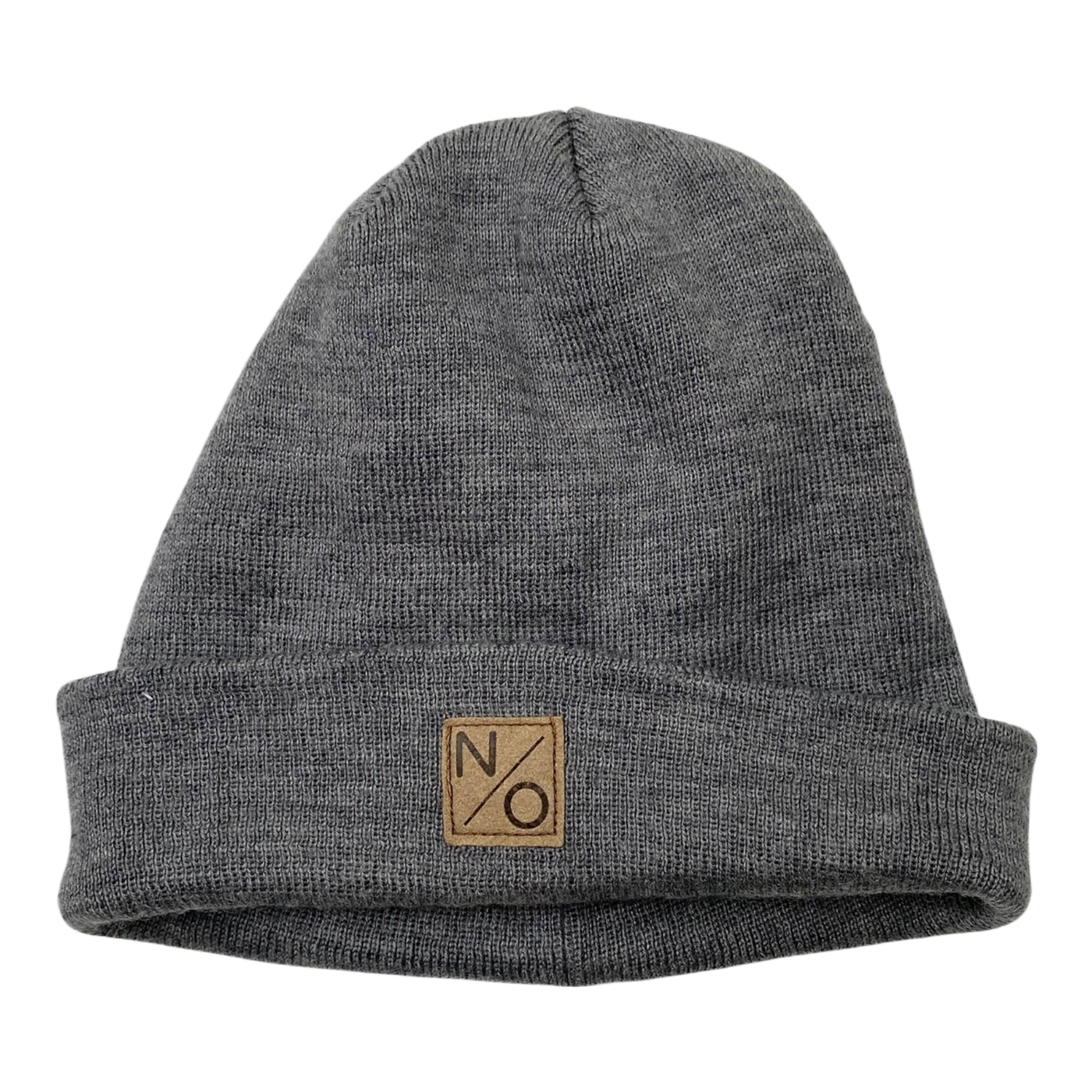 North Outdoor merino wool beanie, grey | adult onesize