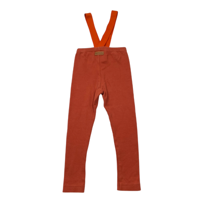 Metsola rib brace leggings, mahogany | 98/104cm