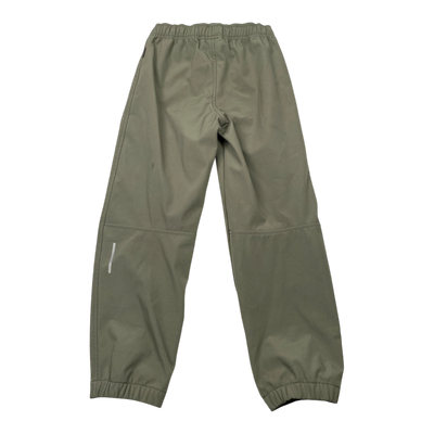 Reima kuori softshell pants, olive green | 128cm