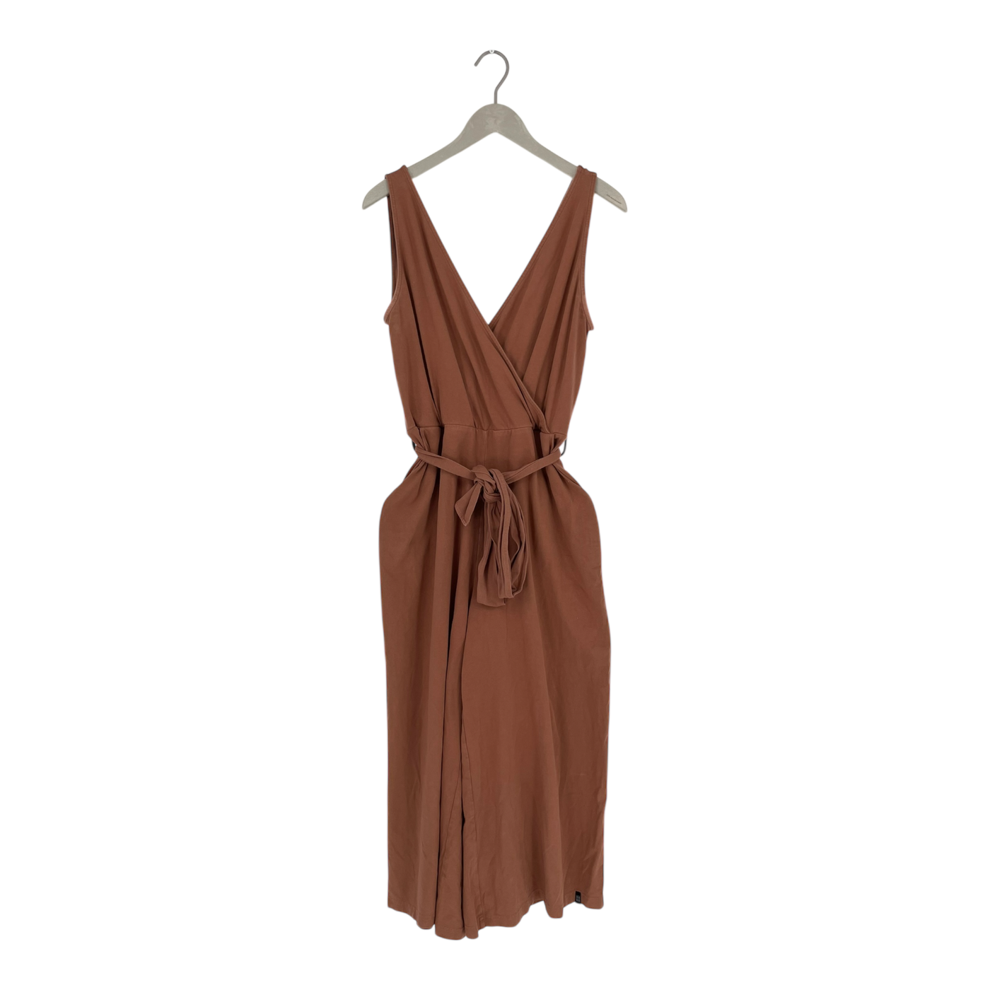 Kaiko wrap jumpsuit, caramel | woman L