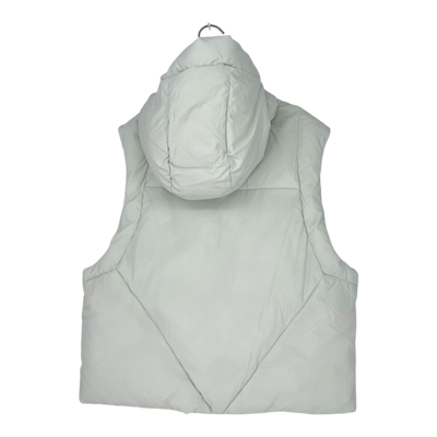 Embassy of Bricks and Logs andora puffer vest, ice blue | woman S
