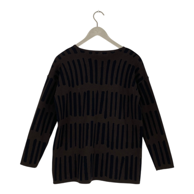 Ritva Falla merino sweater, brown | woman S