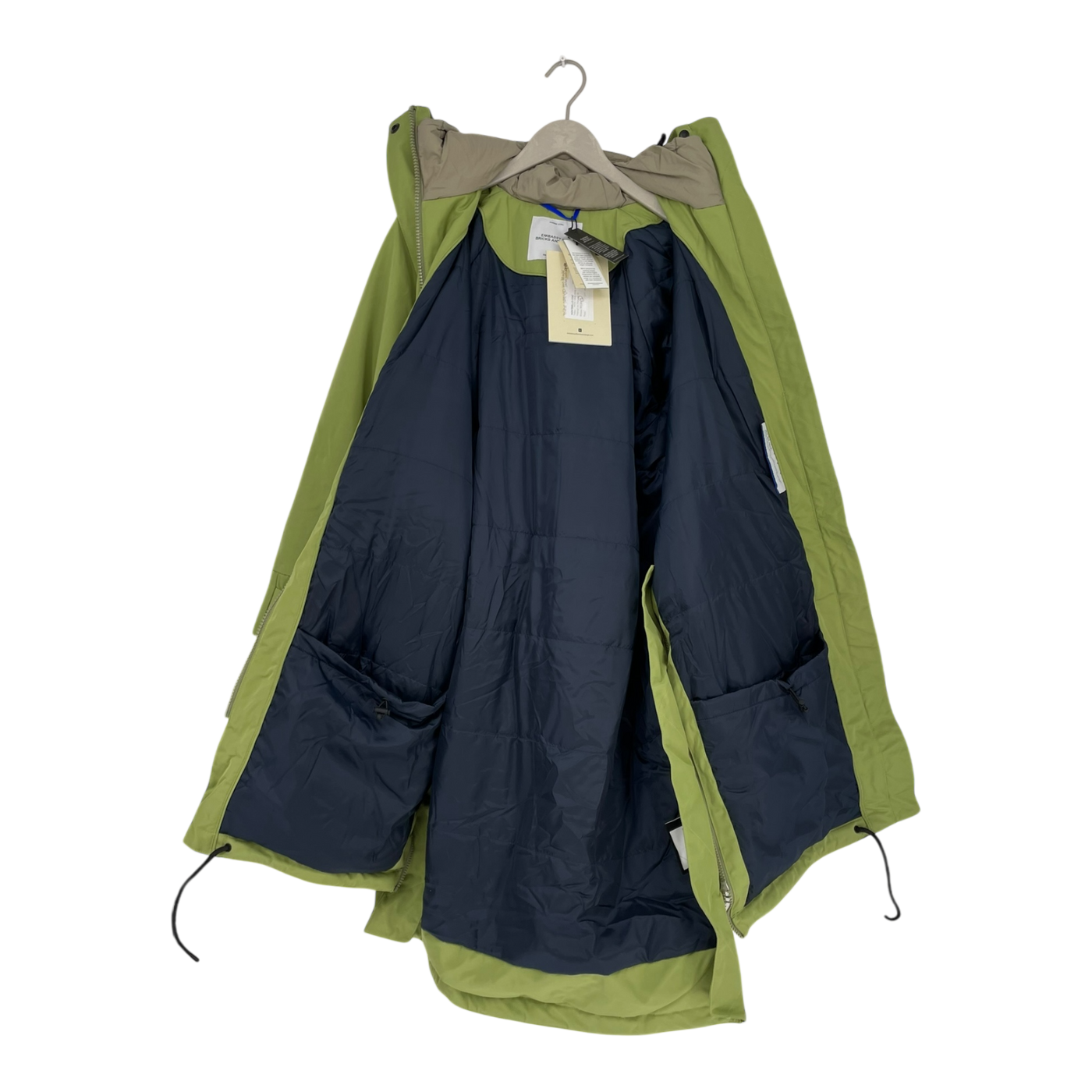 Embassy of Bricks and Logs montebello coat, moss green | unisex S