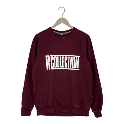 R-Collection logo sweatshirt, plum | unisex M