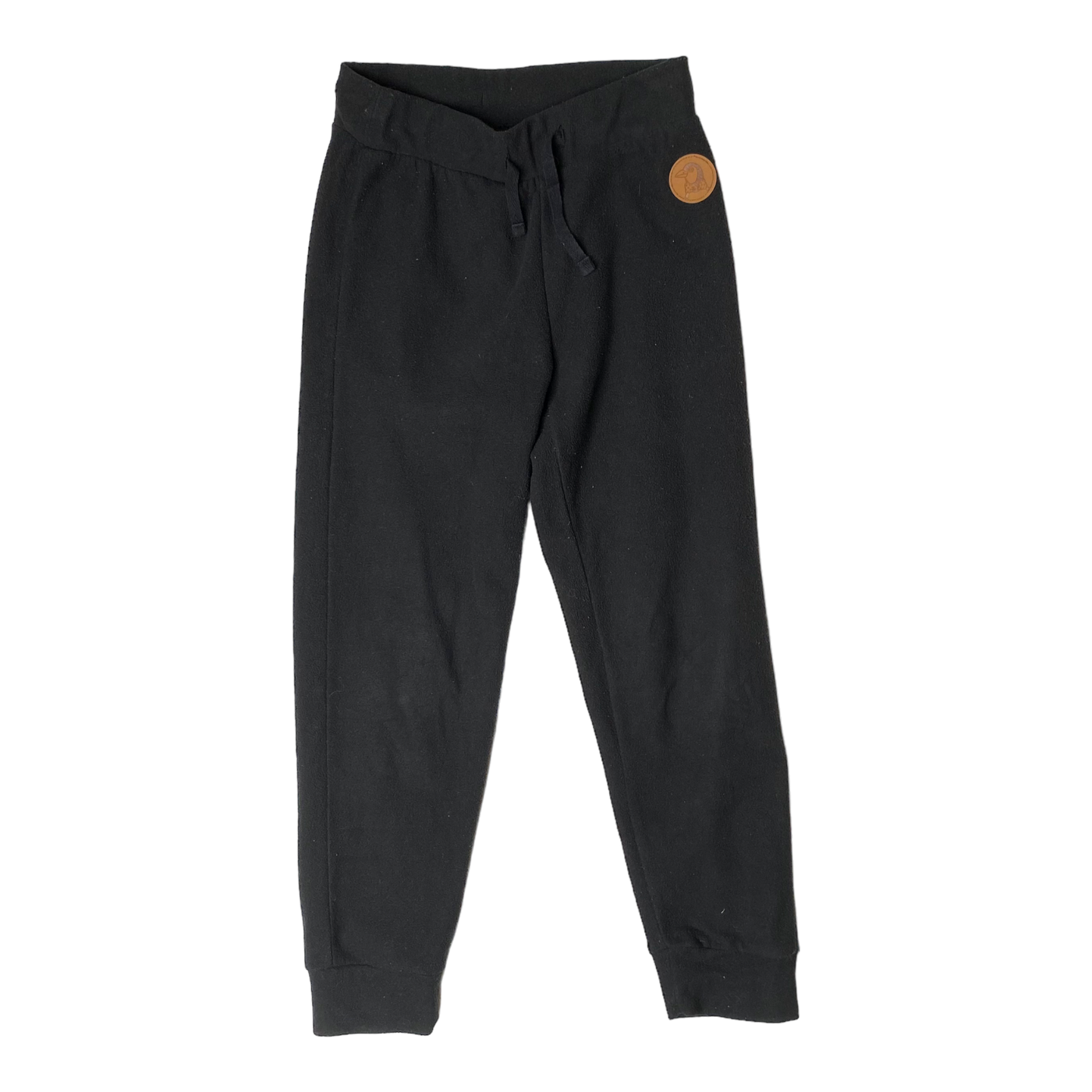 Mini Rodini fleece pants, black | 116/122cm
