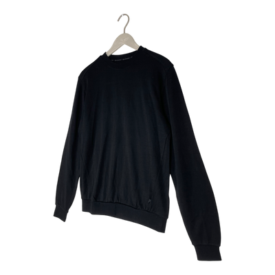 North Outdoor merino sweatshirt, black | man L