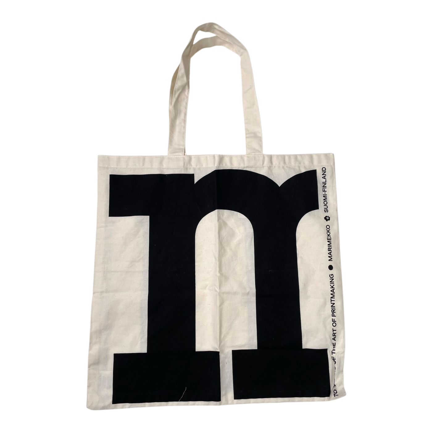 Marimekko logo bag, ivory & black | onesize