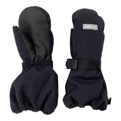 Reima ote winter mittens, black | 6-8y