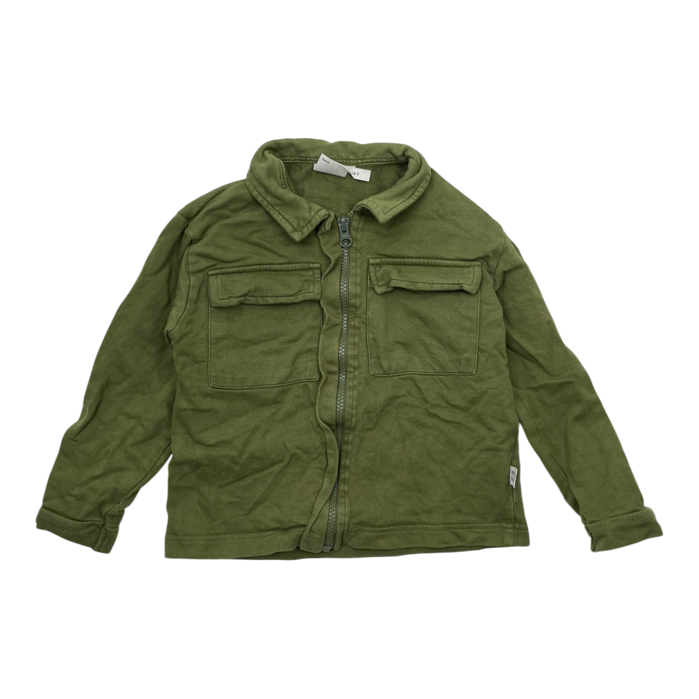 Mainio sweat jacket, olive | 98/104cm