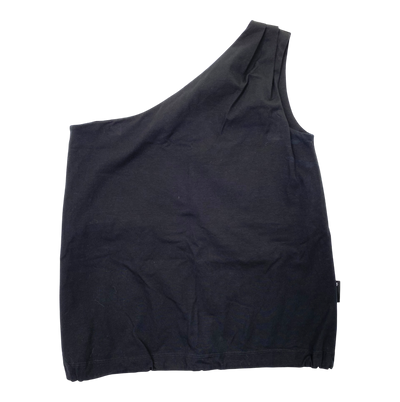 Ommellinen one shoulder top, black | woman S