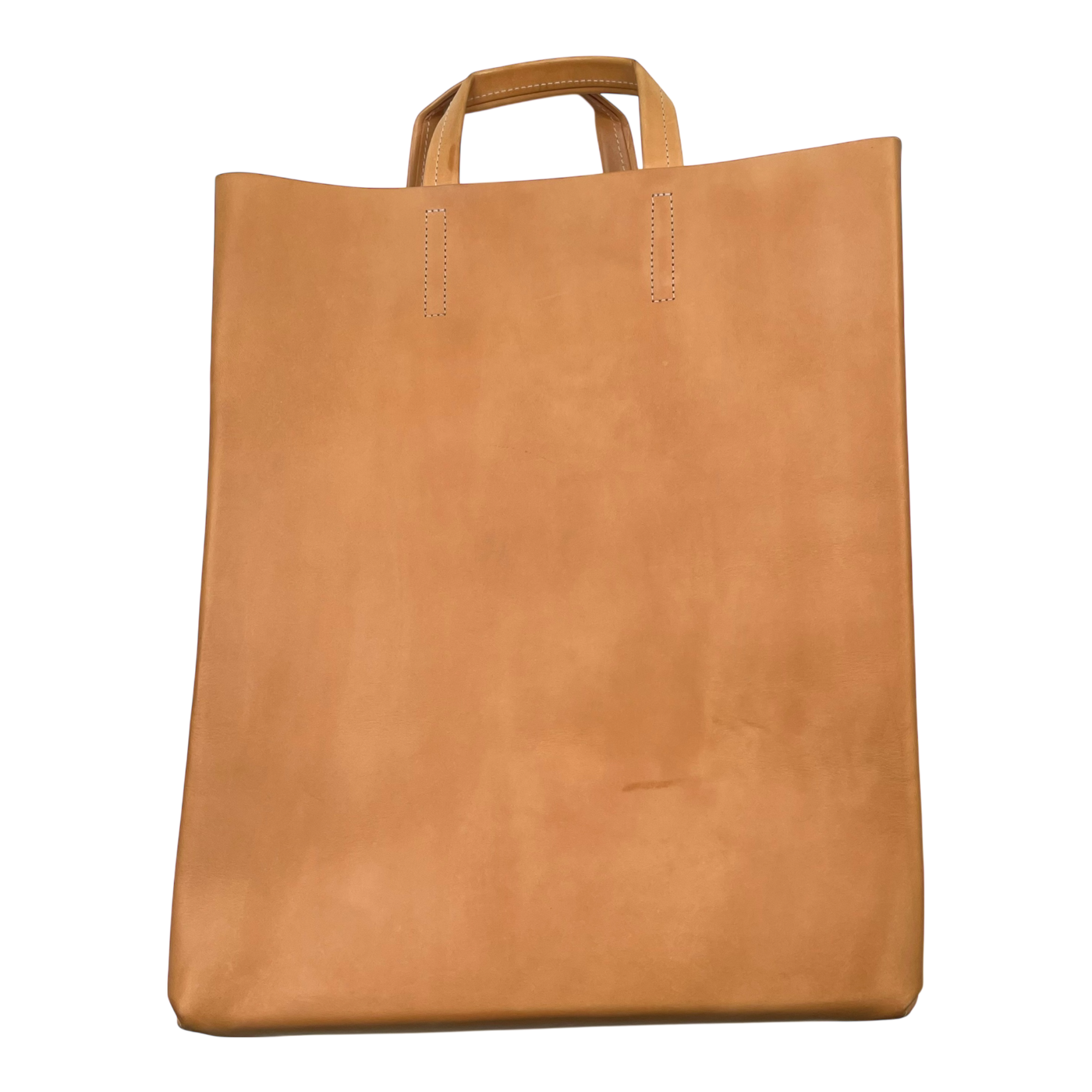 Harold's Bags kraud leather paperbag, caramel