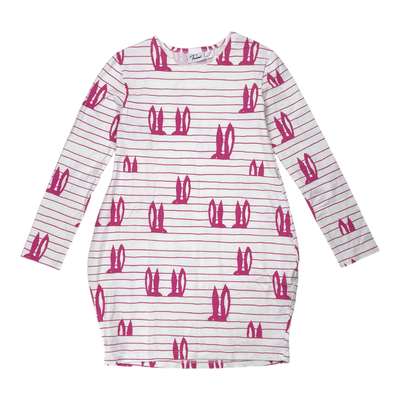 Taimi dress, bunny stripes | 140/146cm