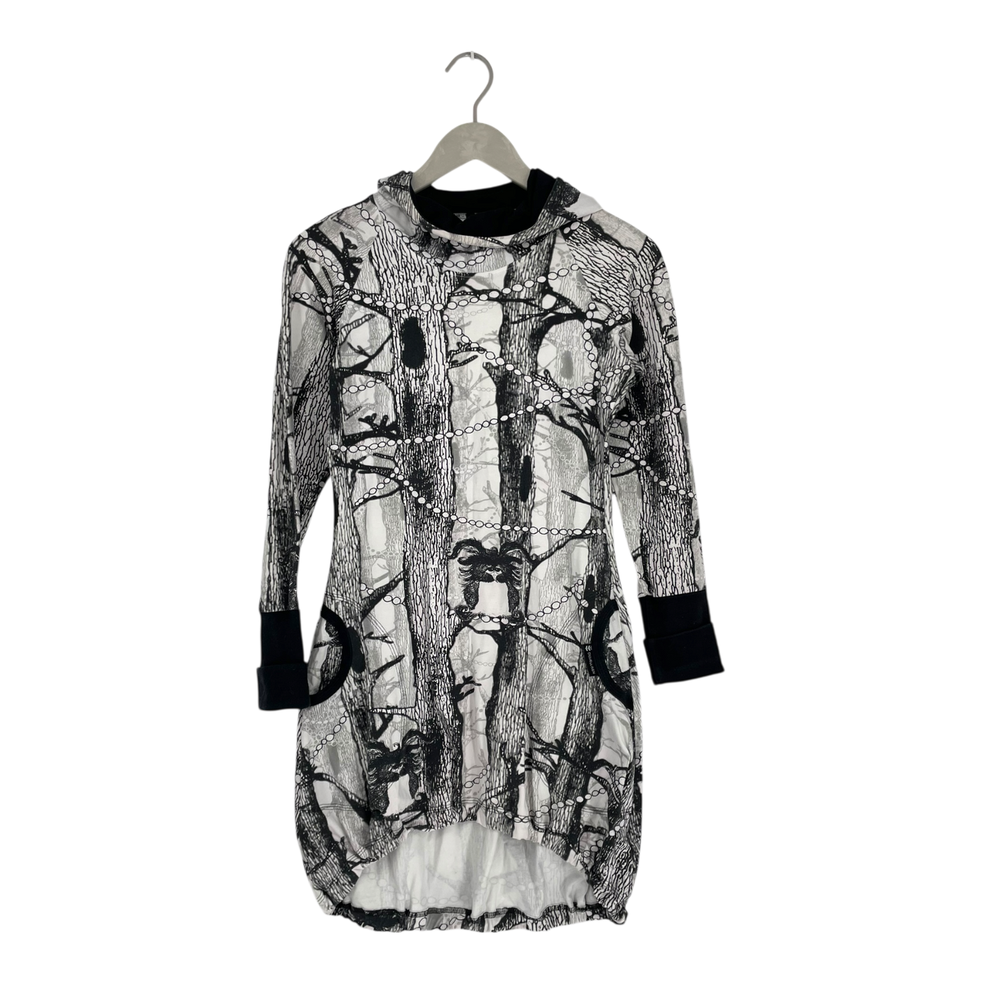 Ommellinen hooded tunic, animal | woman S