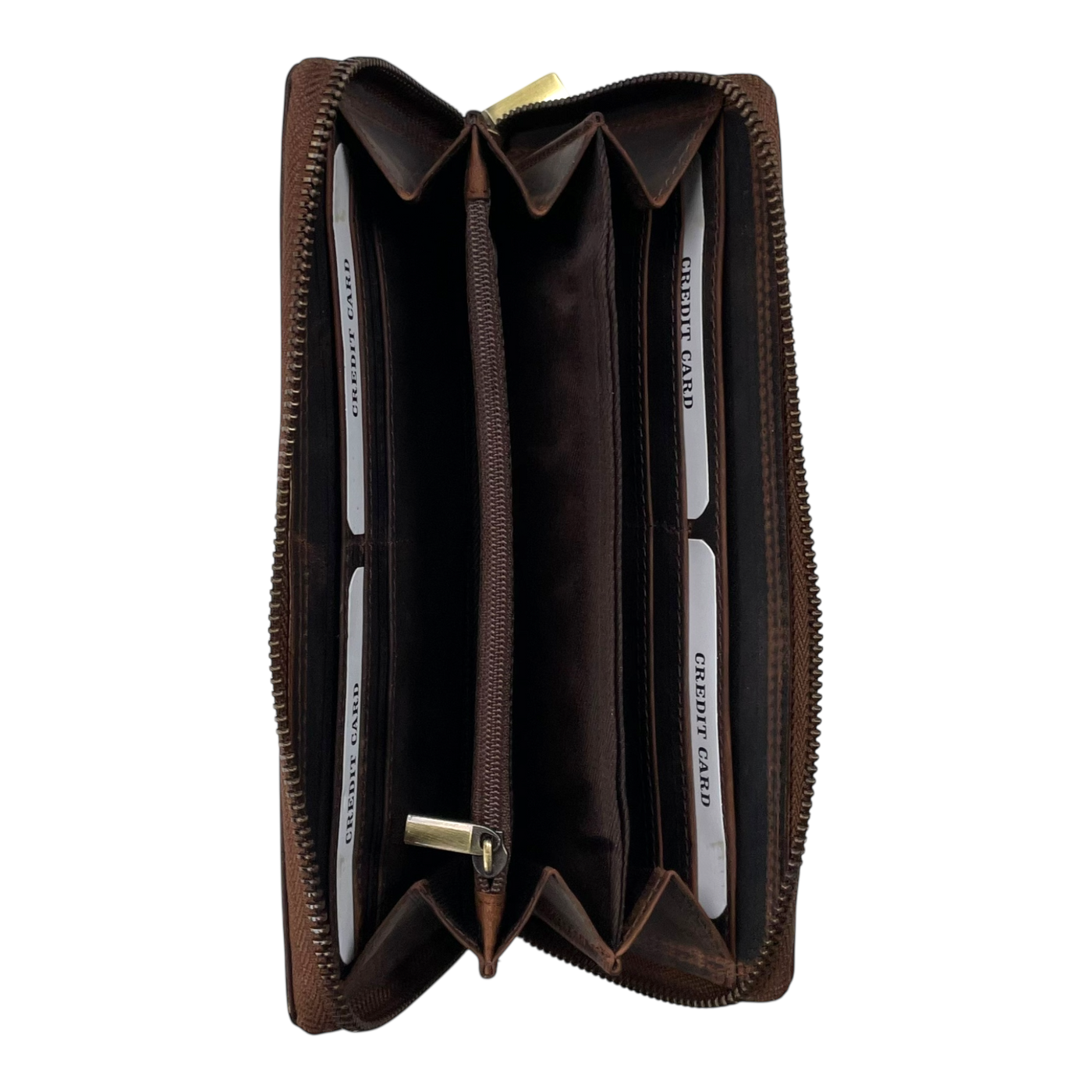 Holzrichter leather wallet, chocolate brown