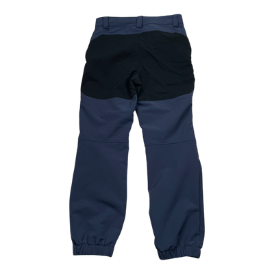 Polarn O. Pyret softshell pants, navy blue | 128cm
