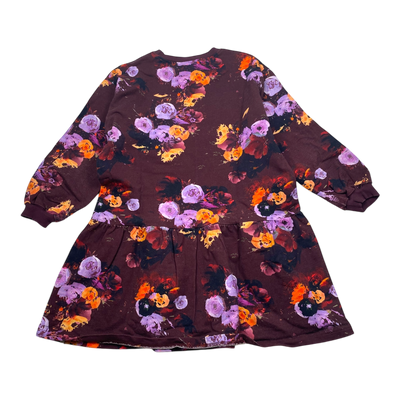 Kaiko sweat dress, ruby rose | 146/152cm