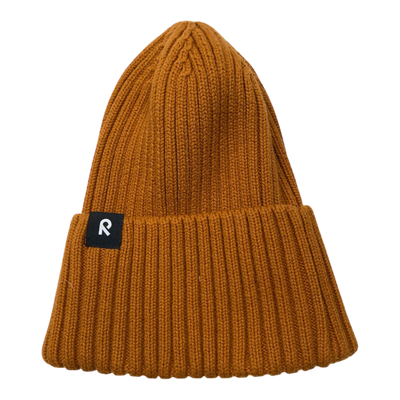 Reima hattara knit beanie, brown sugar | 1-4y