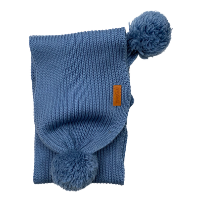 Gugguu merino scarf, powder blue | kids