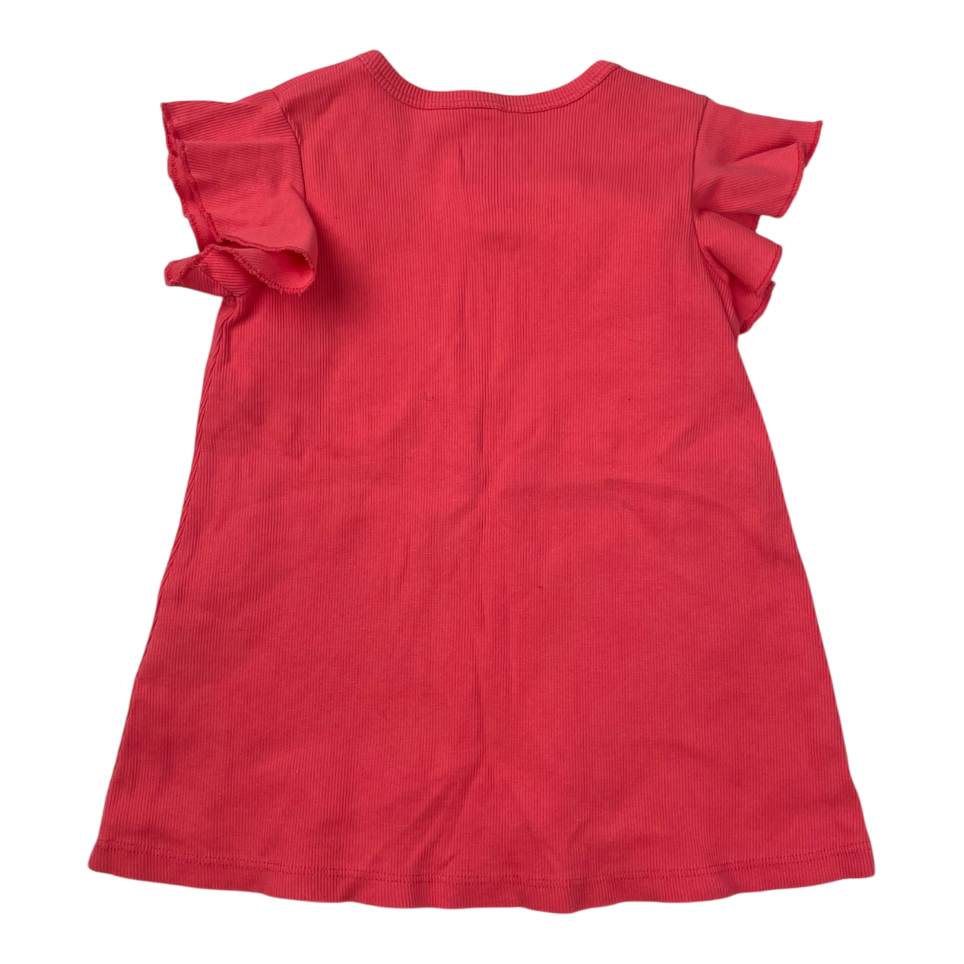 Mini Rodini rib dress, hot pink | 80/86cm