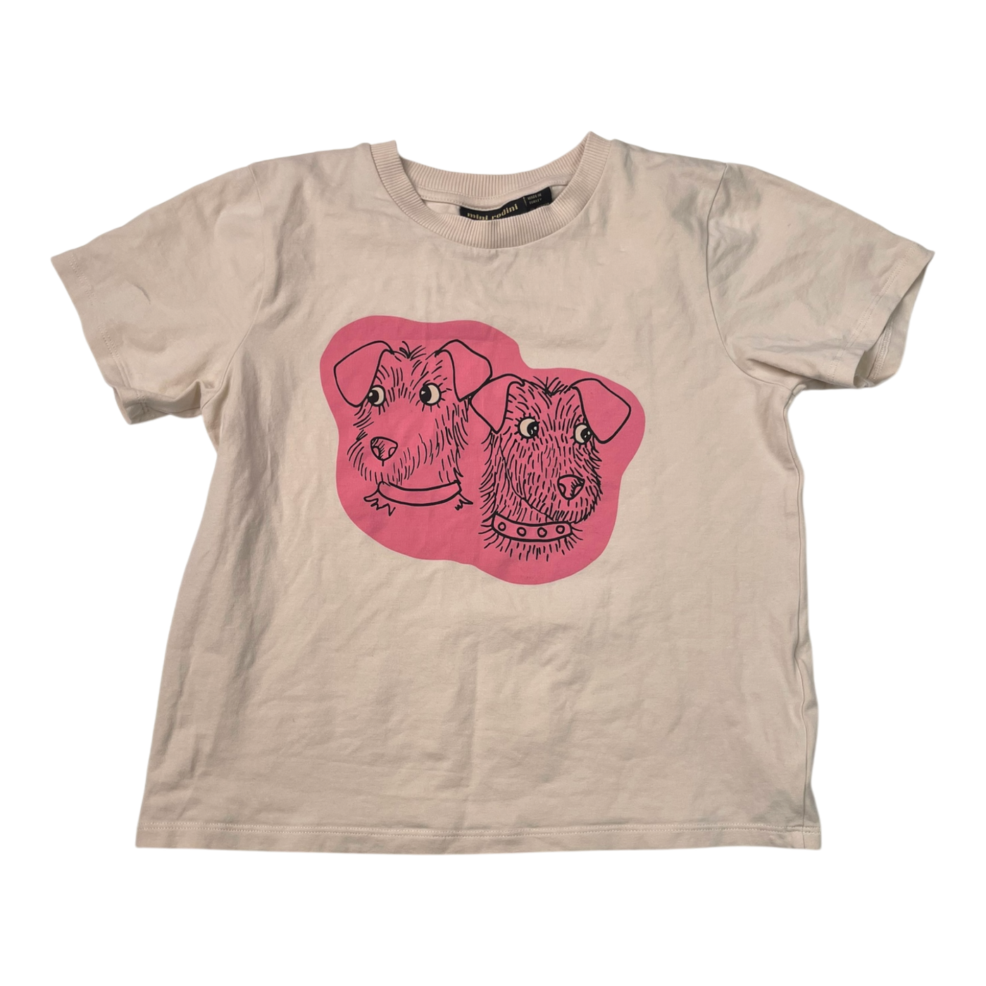 Mini Rodini t-shirt, dog | 128/134cm