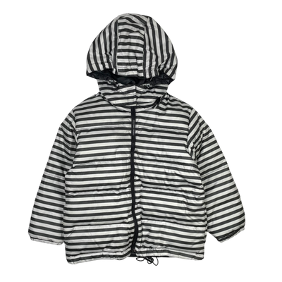 Marimekko puffer jacket, stripes | 120cm