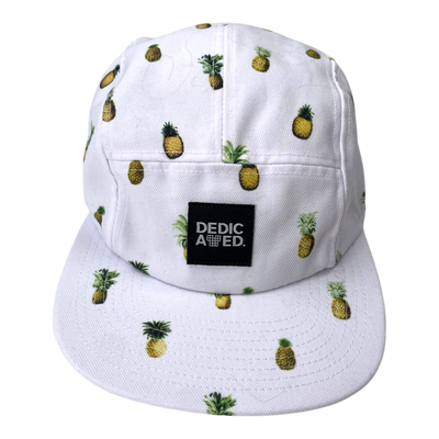 Dedicated 5 panel cap, pineapple