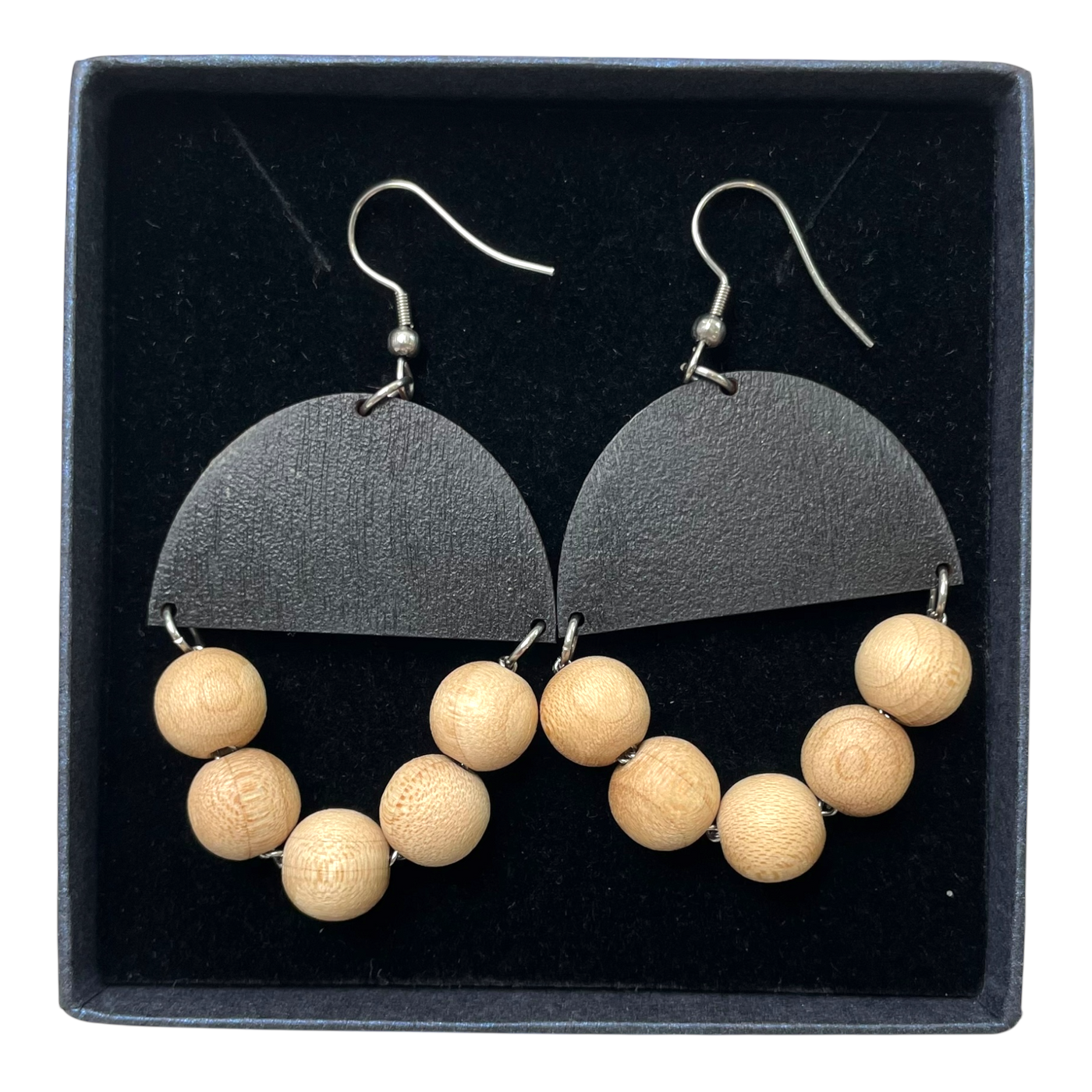 Maanantaimalli huvitella, black/wood | onesize