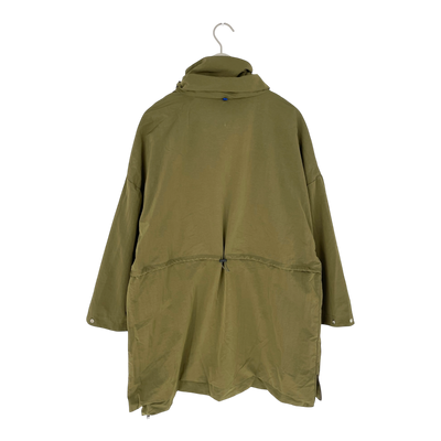 Embassy of Bricks and Logs vista raincoat, green | unisex S