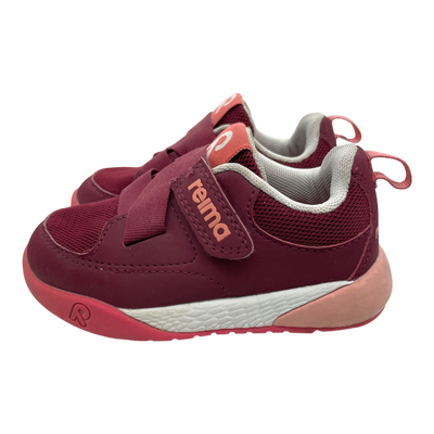 Reima kiirus waterproof sneakers, plum | 24