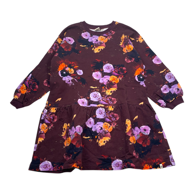 Kaiko sweat dress, ruby rose | 146/152cm