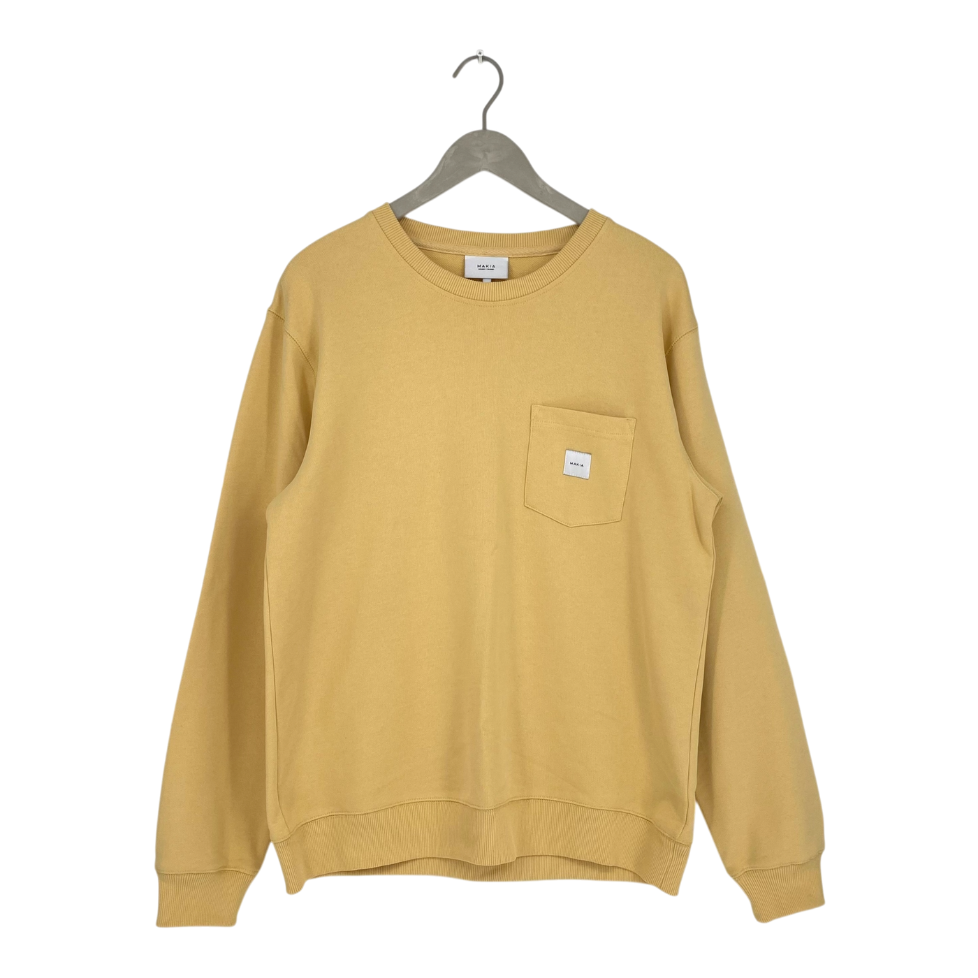 Makia pocket sweatshirt, amber | unisex M
