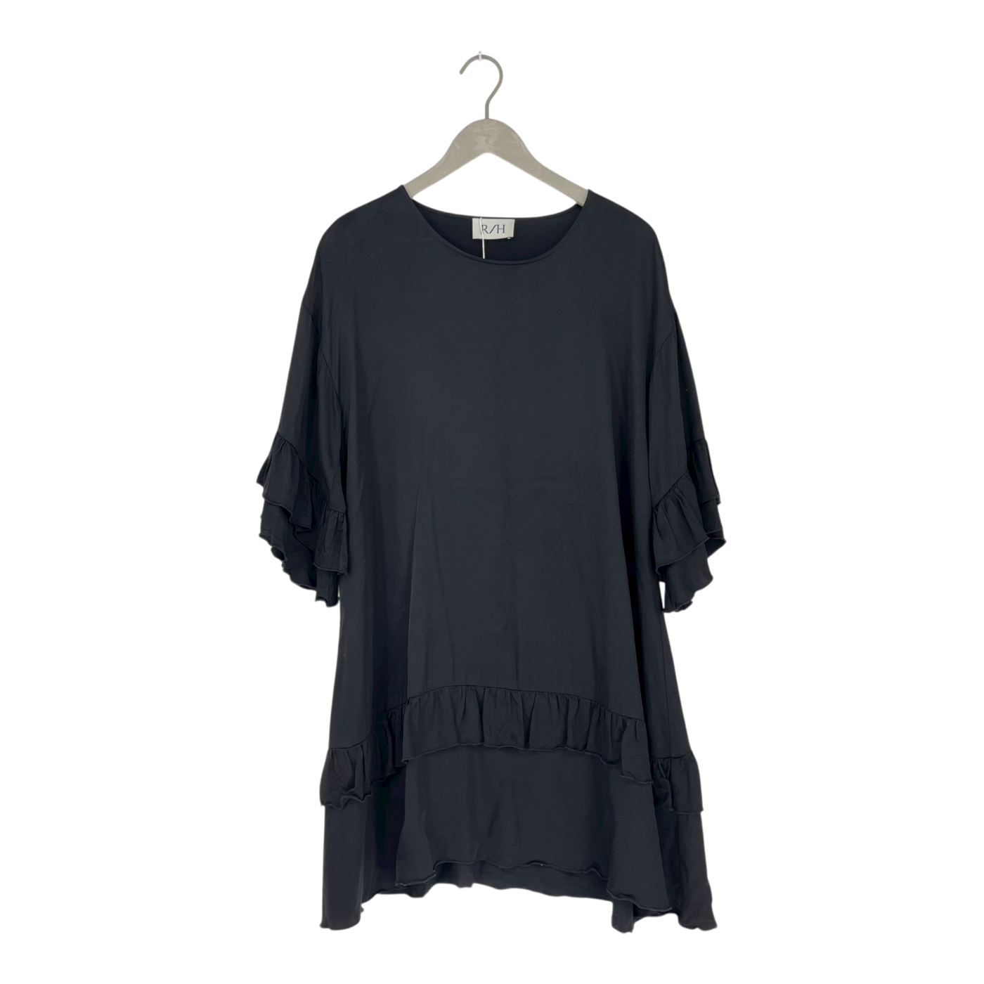 R/H frill dress, black | woman L