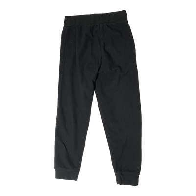 Mini Rodini fleece pants, black | 116/122cm
